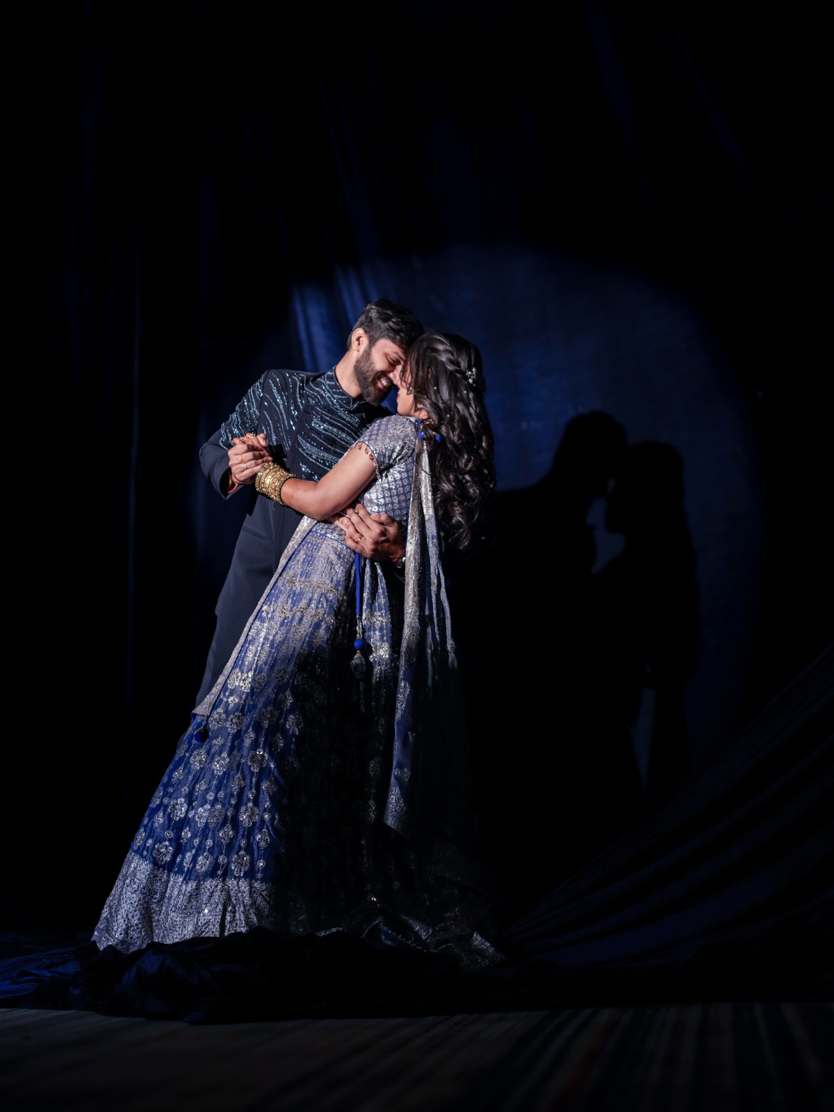 Bride in soft light